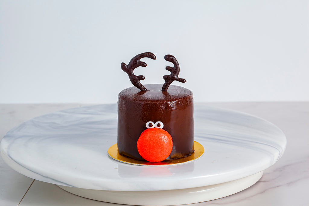 Christmas crepe cake